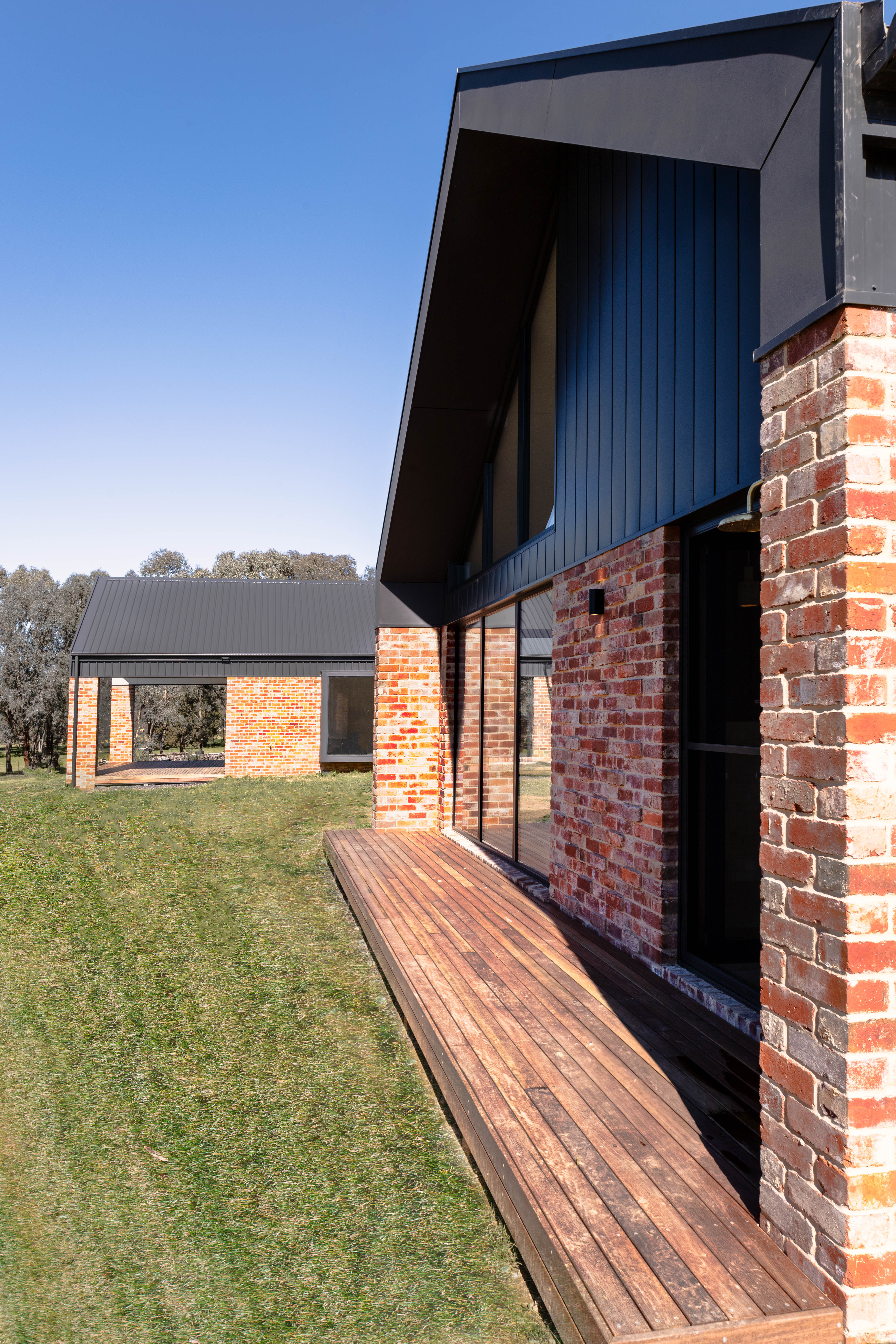 Custom rural home by B&H Homes
