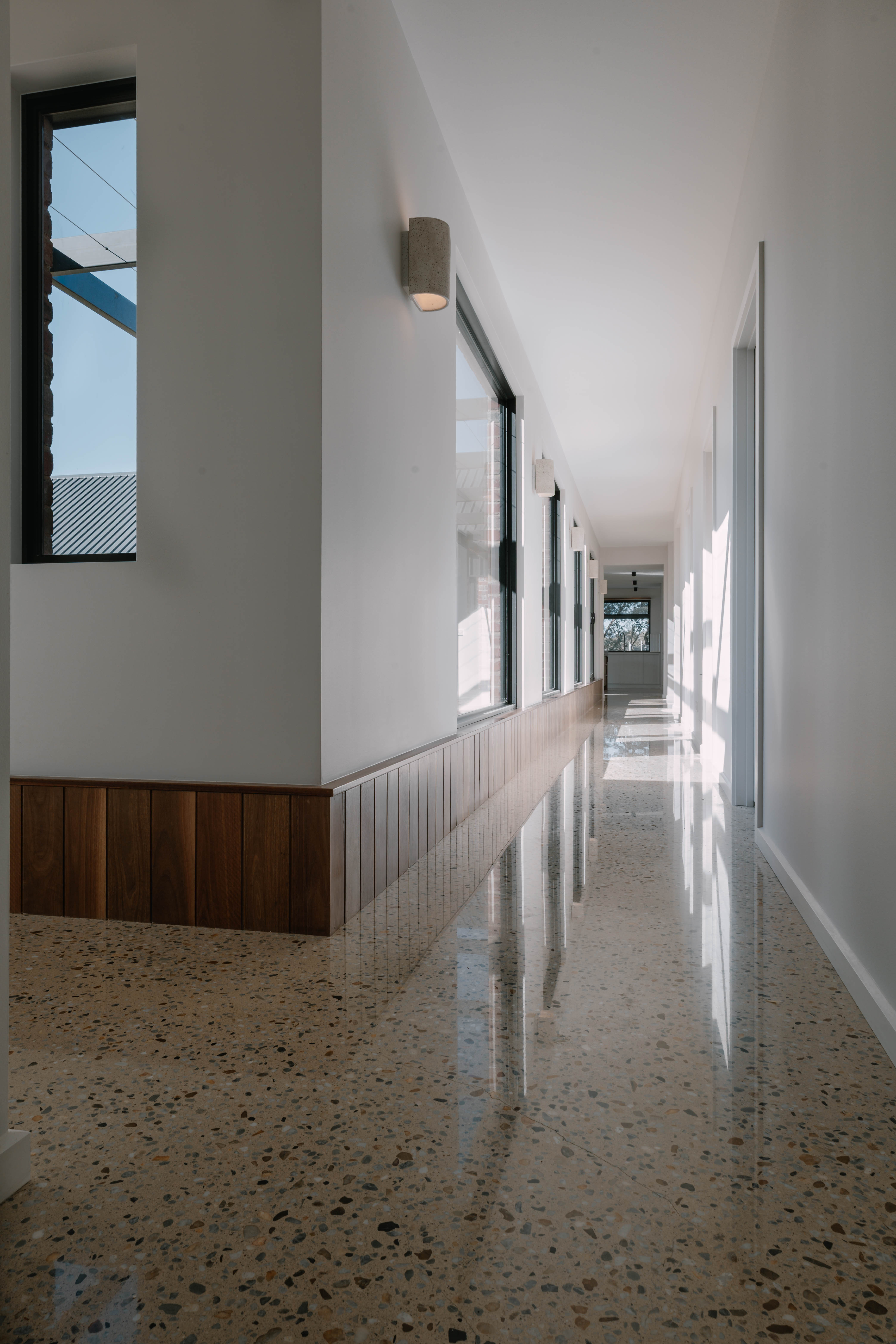Bowna project hallway